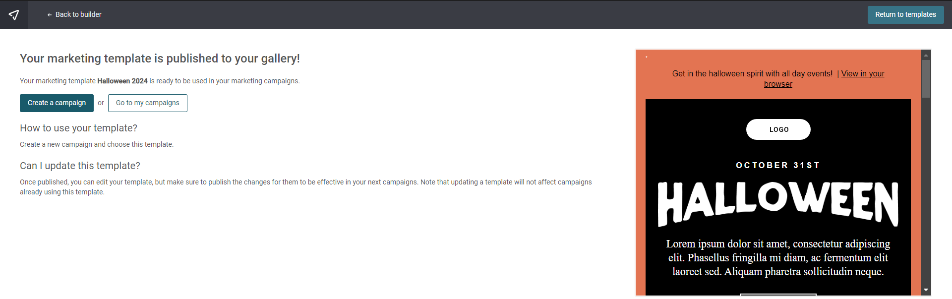 How to create a campaign template Mailjet Help Center