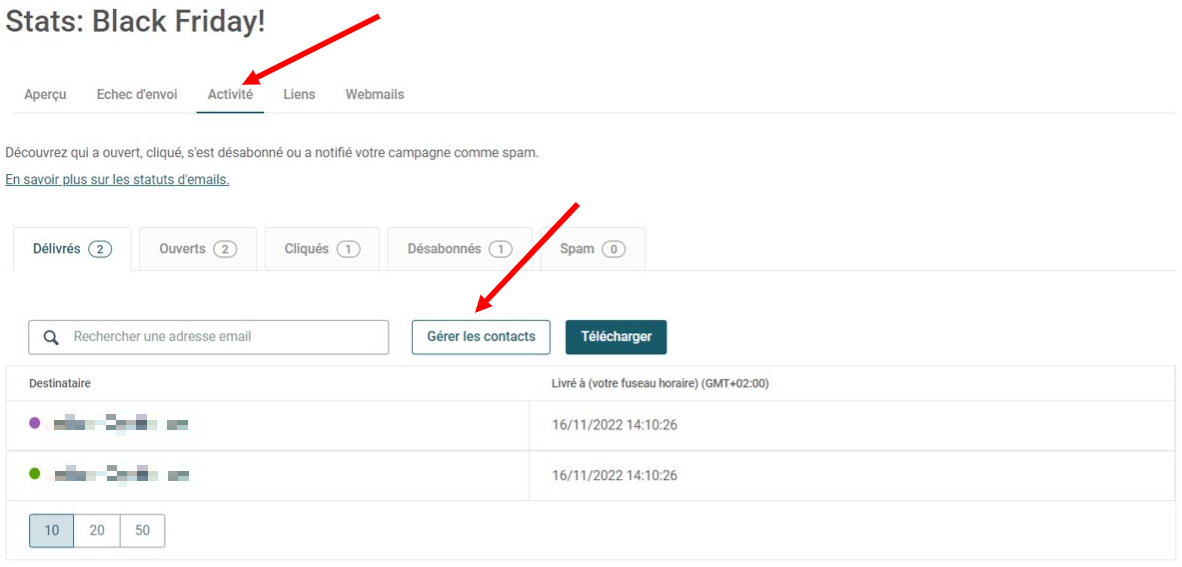 How can I maintain a list of responsive contacts FR 3.PNG