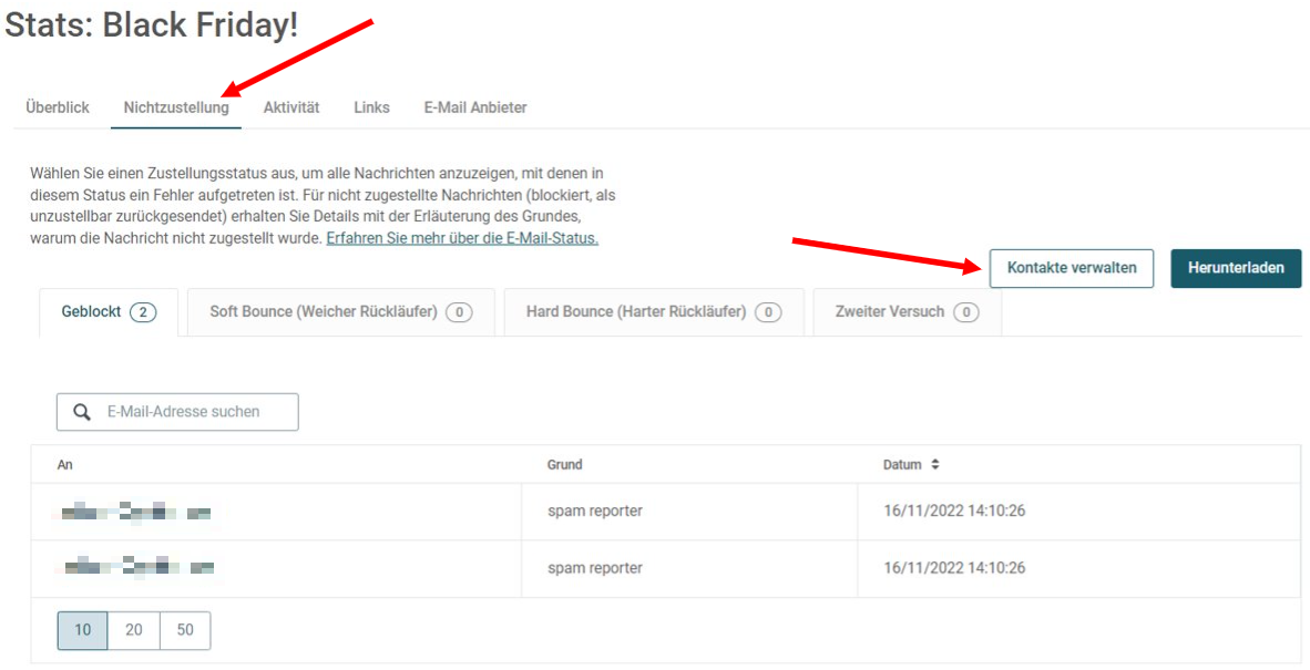 How can I maintain a list of responsive contacts DE 1.PNG