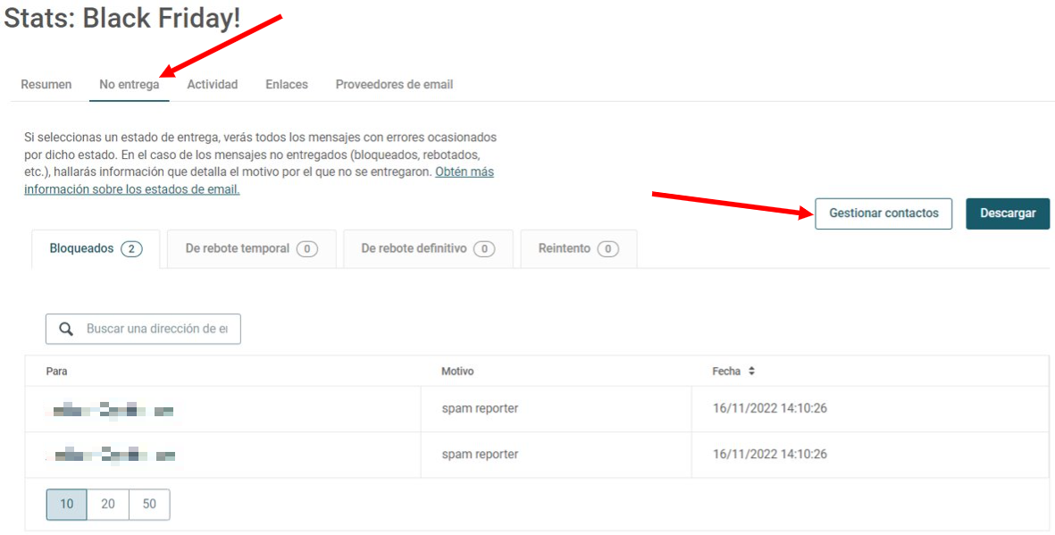 How can I maintain a list of responsive contacts ES 1.PNG